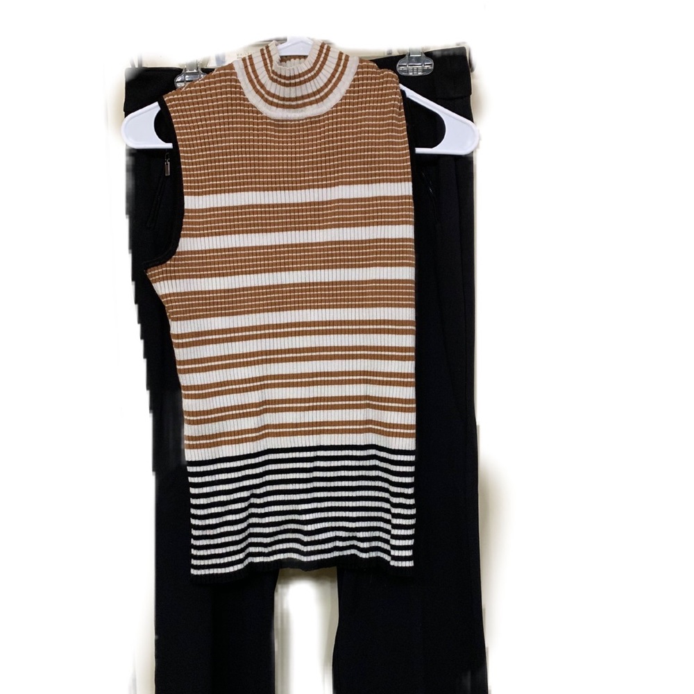 Cato Black and brown shirt with pants
